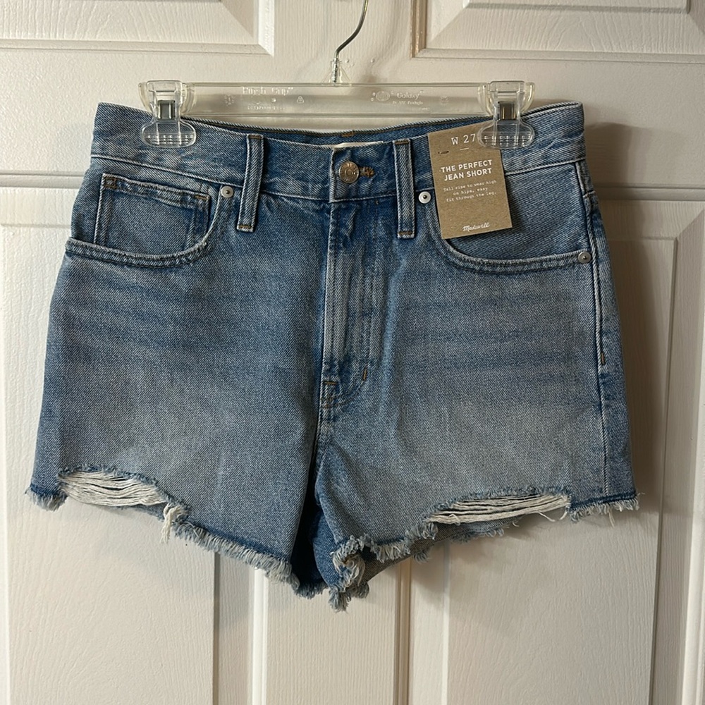 Madewell The Perfect Jean Short Size 27